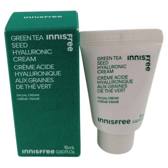 Innisfree Green Tea Seed Hyaluronic Facial Cream Exp 7/2027 0.5oz/15mL - Picture 1 of 3